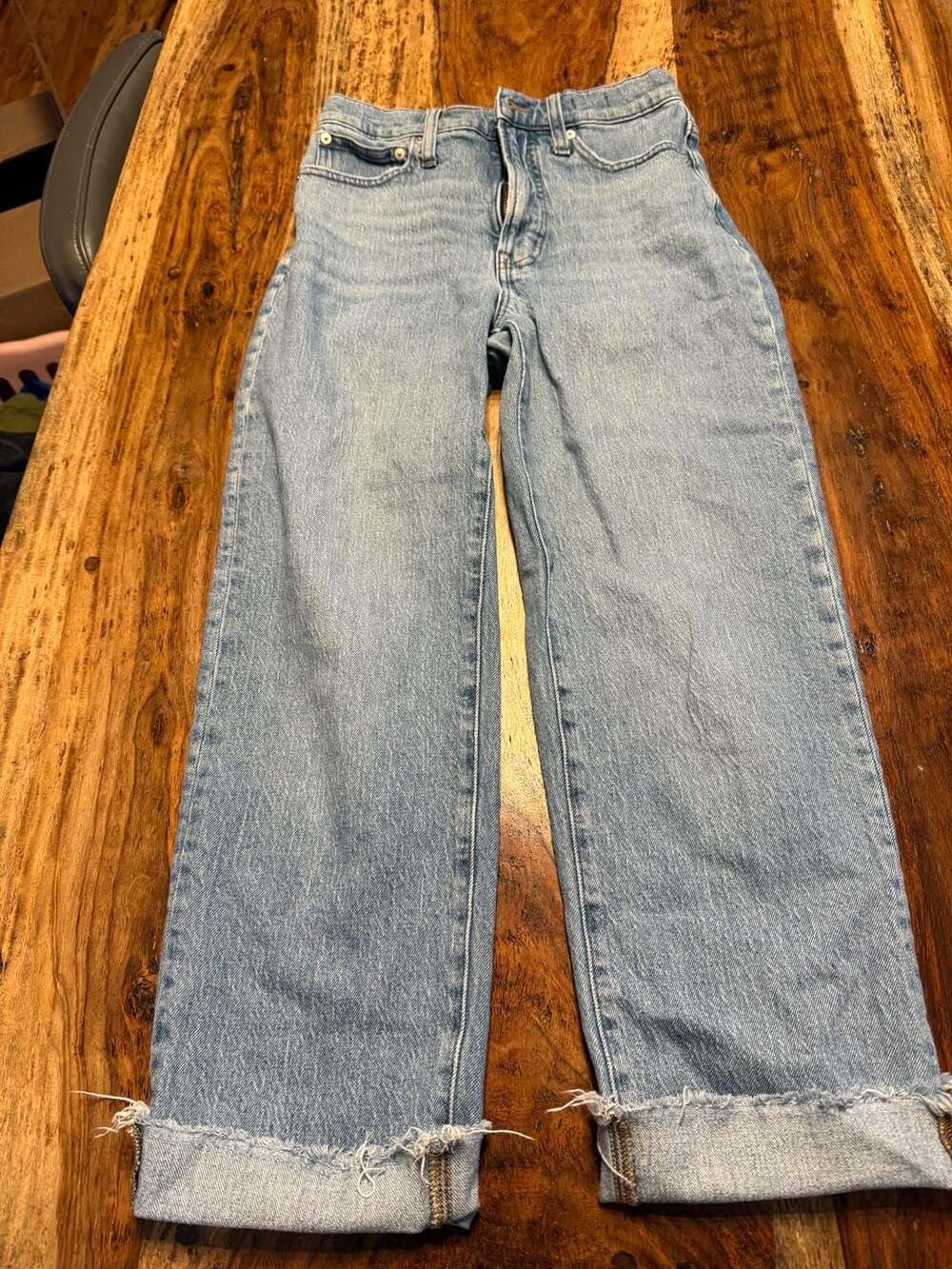Madewell Light Blue Straight Leg Jeans